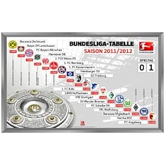 DFL Riesenmagnettabelle 1. Bundesliga, 60 cm x 40 cm