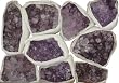 Box Set of Amethyst Druzes - Approximately 9 Druzes per Box - Size: 1.4 x 2 x 1.2 IN