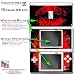 Big Kiss Red on Black WraptorSkinz Skin kit fits Nintendo DS Lite (DS LITE NOT INCLUDED)