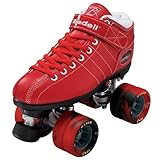 Riedell Roller Skates Red Diablo Evo 2010 - Size 9