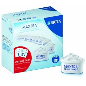 BRITA MAXTRA Water Filter Cartridges, Pack of 12