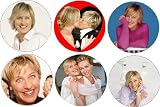 Set of 6 ELLEN DeGENERES 1.25