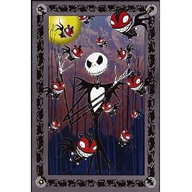 Nightmare Before Christmas Movie (Jack, Tarot) Poster Print - 24x36