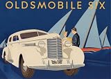 Authentic Models - Original and Classic Canvas Art Collection - Oldsmobile Six, 20 x 28 inch - 51 x 71 cm