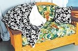 Hawaiian Polar Fleece Throw Blanket
