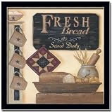 Fresh Bread Served Daily Art Print Picture Framed 16x16
