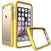 Rhino Shield Crash Guard Slim Impact Bumper for iPhone 6/6s - Yellow (includes Rear Scratch Protection Shield)