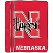 Nebraska Cornhuskers Jersey Mesh Raschel Blanket/Throw - NCAA College Athletics