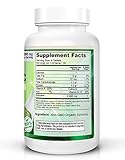 Healthies Organic Spirulina - 60% Protein All Essential Amino Acids - Green Superfood Health Supplement - Purest Spirulina Tablets 2000mg Per Serving - Non GMO 120ct, Kosher, Halal, Nutrient Dense