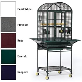 Nina Bird Cage Dometop Platinum by 