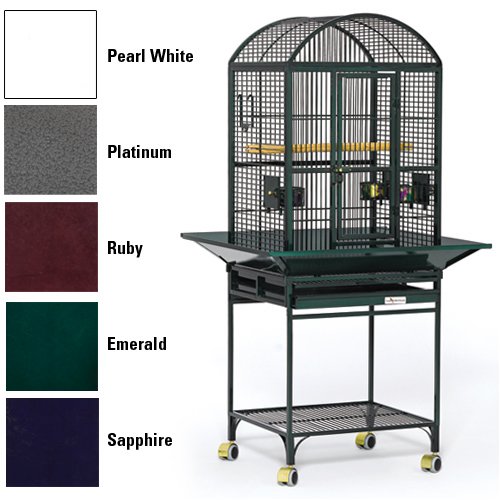 Nina Bird Cage Dometop Emerald Green