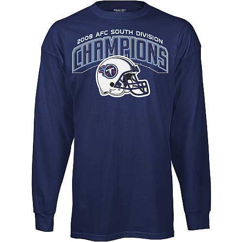 Buy Reebok Tennessee Titans 2008 AFC Division Champions Booth Review L S T-Shirt by Reebok