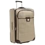 Liz Claiborne Luggage Chelsea 28" Expandable Rolling Suitcase - Brown/pink/brown