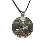 Lord Krishna, Hindu Deity Pewter Pendant on Cord Necklace, The Vedic Collection