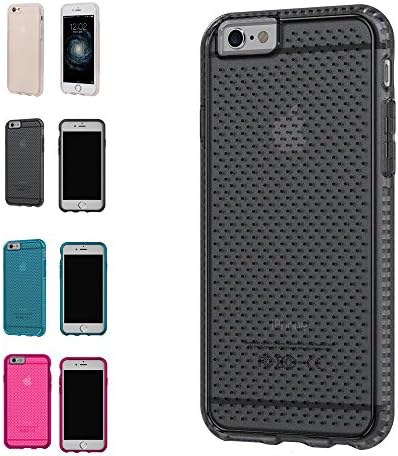 iPhone 6S case, SurjTech® Anti-Scratches TPU Premium Slim Flexible Soft Bumper Rubber Protective Case Cover for Apple iPhone 6 / 6S 4.7 Inch ( Black Grey)