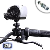 USA Gear Action-Ready Handlebar Camera Video Mount for Panasonic HDC-TM90K / Sony Handycam CX160 / Toshiba Camileo S30 & More HD Camcorders **Includes 4 in 1 Cardreader