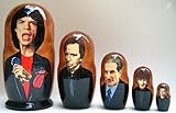 Russian Nesting Doll Great American Music Singer Collection 5 Pcs / 6-7in set #DSCI 52