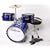 DeRosa by Bridgecraft Child Drum Set *BLUE - DRM 312 - For 3 to 5 yrs
