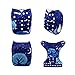 Babygoal Pocket Cloth Diapers Adjustable Reusable Baby Boy Clothes 6pcs cloth diapers+ 6 Inserts+4pcs Bamboo Inserts 6YDB05