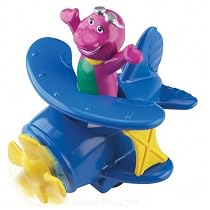 Barney - Toys - Push N Go Vehicles - Airplane