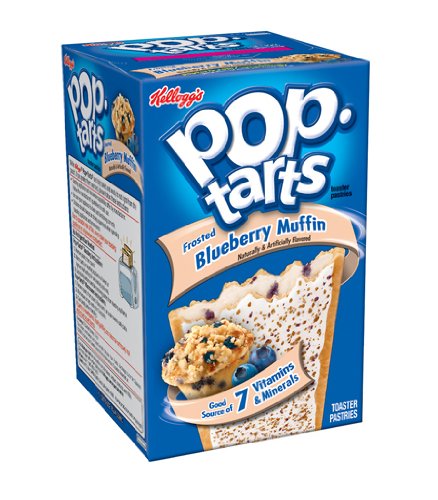 Pop-Tarts, Frosted Blueberry Muffin, 8-Count Tarts (Pack of 12)