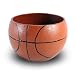 Basketball Ceramic Snack Bowl, Made in the USA, Large 8 Size