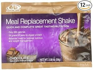 Advocare Meal Replacement Shakes, Chocolate, (14 Pouches) - 2.08 oz