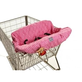 SHOPPING CART AND HIGH CHAIR COVER HOLLYWOOD - PINK