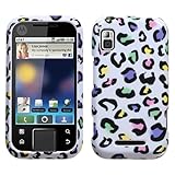 Colorful Leopard Phone Protector Cover for MOTOROLA MB508 (Flipside)