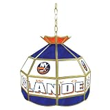 NHL New York Islanders stained glass Tiffany lamp - 16-inch