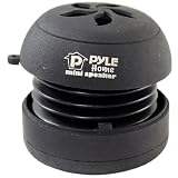 Pyle-HOME PMS2B Bass Expanding Rechargeable Mini Speakers for iPod/iPhone/MP3 (Black)