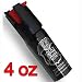4 Oz Ounce Magnum Red Pepper Spray w/ UV Dye - Flip Top