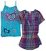 Fang Girls 7-16 Woven Dolman With Screened Under Cami