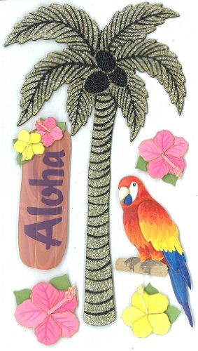 EK Success Jolee's Boutique Parcel Glitter Palm 