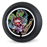 Ed Hardy Clock - Love Kills Slowly Snakes Neon Clock