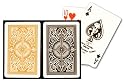 KEM Arrow Black and Gold Bridge Size Standard Index Playing Cards