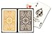 KEM Arrow Black and Gold Bridge Size Standard Index Playing Cards