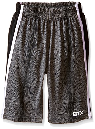 STX Boys' Athletic Short, TQ38-Cationic Gray, 10/12