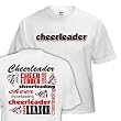 Zebra Cheerleader T-Shirt