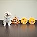 ZippyPaws - Squeakie Emojiz Stuffed Plushie Dog Toy - Heart Eyes