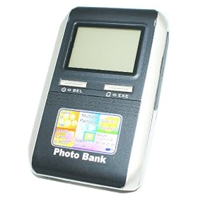 Ex-Pro� Picture 2 Drive EX205K SATA Photo Storage Image Tank 250Gb - Back up your photo's on the move. Copy Images from Card to Drive instantly. Li-on battery. Back Lit Blue Screen - Read All Cards.