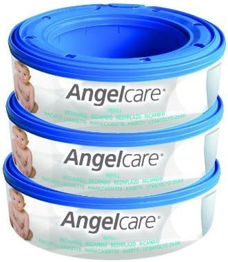 Angelcare Nappy Disposal System Refill Cassettes (Pack of 3) by Angelcare