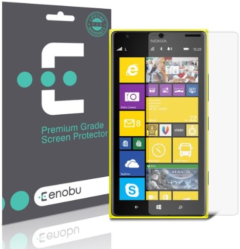 Enobu Nokia Lumia 1520 Premium HD Clear Screen Protector [3 Pack]- Lifetime Warranty