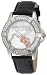 Hello Kitty Kimora Lee Simmons Women's Silhouette Diamond Black Leather Watch #HWL1049WSAN0