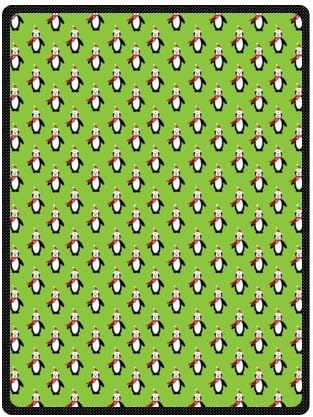 Good Quantity Penguin Blanket 58" x 80" Fleece Blanket (Small)