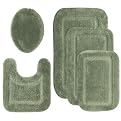 Room Essential Bath Rug Collection - Celadon Green