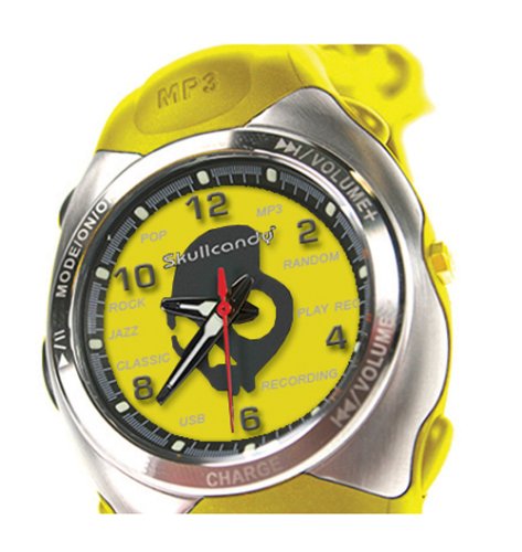 Skull Candy MacGyver 1 GB MP3 Player Watch (Yellow)