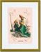Gold Framed/Matted Print 17x23, Capucine