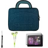 Blue Denim eBigValue Protective Hard Nylon Cube Carrying Case with Handles  ....