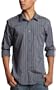 Ben Sherman Men's Nylon Long Sleeve Woven Shirt,Navy,XX-Large